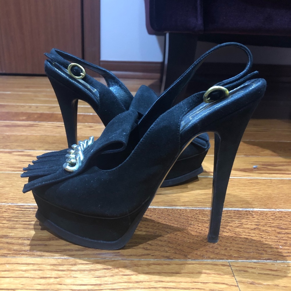 YSL Tribute Fringe Sandals Size 36.5